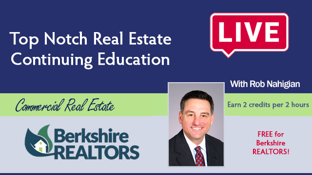 MA Real estate Continuing Education Live, Berkshire county