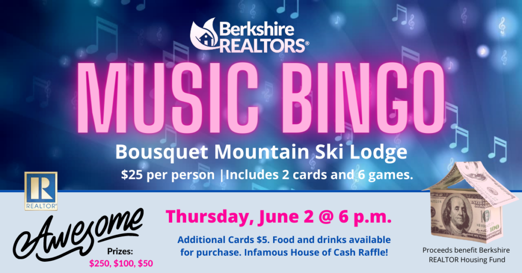 Music Bingo is Back!  Support this Amazing Night and Awesome Cause!!  Don’t Miss Out!